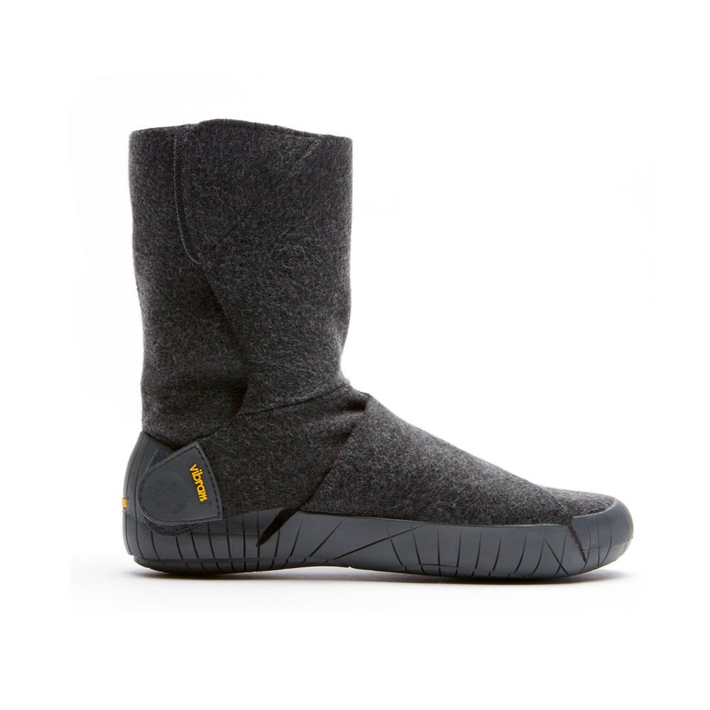 Vibram Furoshiki Mens Boots - Grey - Russian Felt Mid - 20967-BCYR